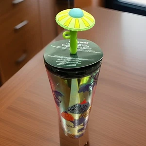 Starbucks Halloween 2024 UFO Pumpkin 24 Oz Glow In The Dark NEW - Picture 1 of 5