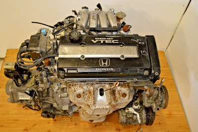 MOTOR ACURA INTEGRA B18C GS-R 1994-2001 CON TRANSMISIÓN MANUAL 5 VELOCIDADES S80 JDM DC2 OBDII Foto 1 de 4