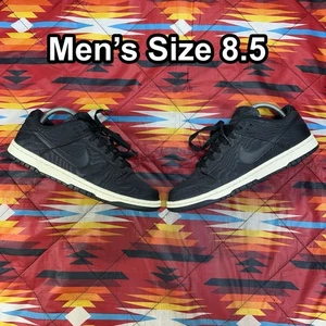 Zapatos Nike Dunk bajos de lona negra DV7211-001 para hombre talla 8,5 - Imagen 1 de 14