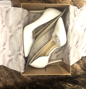 Jessica Simpson Prisma Damen-Pump weiß Größe 8 NEU - Bild 1 von 7