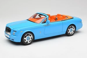 08871BL Rolls-Royce Phantom Drophead Coupe Powder Blue Kyosho 1/18 - Foto 1 di 10
