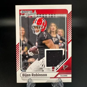 2024 Donruss Bijan Robinson Donruss Threads #DTH-BRO Atlanta Falcons - Picture 1 of 2