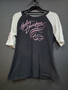 Vintage Y2K Harley Davidson T Shirt Womens Large - Picture 1 of 5