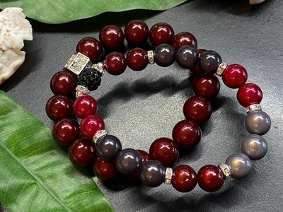 2 St. Armband Miracle Beads + Gr. S-M Magic Beads u. diverse Perlen #1049-14 - Bild 1 von 3