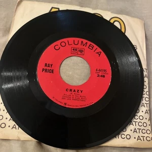 Ray Price - Crazy / I'm Still Not Over You - 45 RPM - Picture 1 of 2