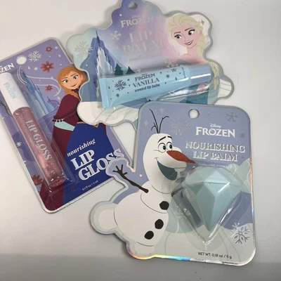 Disney ЗАМОРОЖЕННЫЙ Олаф Анна Эльза питательный комплект для губ бальзам для губ/блеск для губ - Изображение 1 из 4