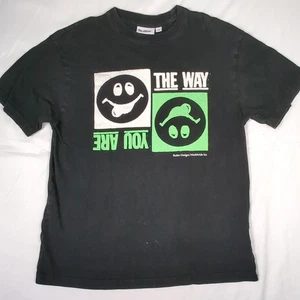 BUTTER DESIGNS Vintage THE WAY YOU ARE Smiley Gesicht Emoji T-SHIRT Herren S - Bild 1 von 9