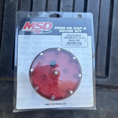 Kit de tapa y rotor de distribuidor MSD Ignition 8482 para motores Ford TFI 5,0/5,8 L Foto 1 de 4