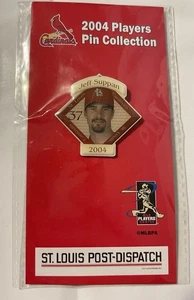 2004 St. Louis Cardinals Player Pin – Jeff Suppan – Post Dispatch NIP - Picture 1 of 5