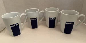4 LAVAZZA 10 Oz. Oneida Coffee Mugs Cups Porcelain Cappuccino Latte Discontinued - Picture 1 of 7