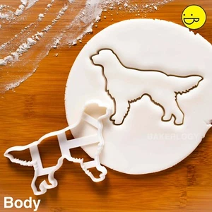 Irish Red and White Setter cookie cutter | IRWS dog birthday treats gundog pet - Picture 1 of 4