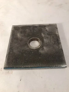 3" x 3" Large Square Steel Washer 1/4" Plate - Picture 1 of 4