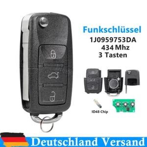 Für 2002-2010 VW Beetle Polo Seat Ibiza Skoda Fabia 434Mhz Auto Funk Schlüssel - Bild 1 von 9