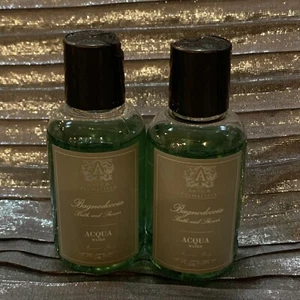 ANTICA FARMACISTA- ACQUA- WATER-2 Bagnodoccia/ BATH & SHOWER GELs TRAVEL - New - Picture 1 of 7