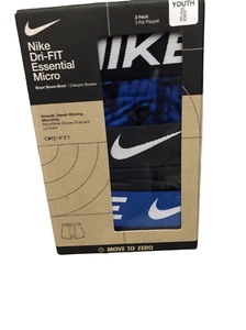 Nike Boys Dri-Fit Essential 3-Pack Boxer Briefs Size X-Large - Picture 1 of 3