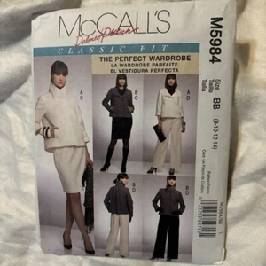 MCCALL'S M5984 Palmer/Pletsch The Perfect Wardrobe Pattern 8-14 Uncut - Picture 1 of 2
