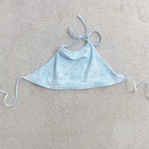Aerie kurzes Neckholder-Damenoberteil blau Schwimmbikini X-Small extra klein Elasthan - Bild 1 von 13