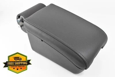 2003-2007 Cadillac CTS Center Console Gray Leather Armrest Lid Storage Bin OEM - Image 1 of 4