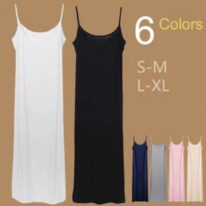 Vestido sin mangas elástico con vendaje ajustado suave extra largo con correa de espagueti cami - Imagen 1 de 14