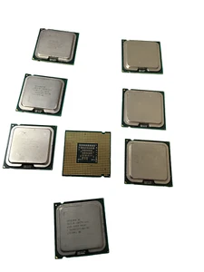 LOT OF 8 Intel Core 2,Duo E6300 1.86 GHz 2M 1066MHz,Dual Core CPU LGA775 SLA5E - Picture 1 of 3