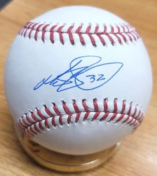 Certificado de autenticidad oficial de béisbol de las Grandes Ligas de Matt Barnes autografiado Foto 1 de 1