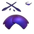 WL Polarized Purple Replacement Lenses And Rubber Kit For Oakley Flak 2.0 XL