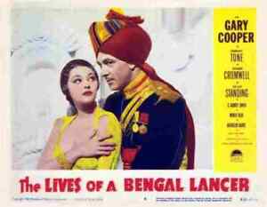 Lives of a Bengal Lancer The 02 Film A4 Poster Print 10x8