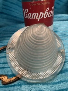 Vintage OEM 1960 Chevy Clear Beehive Back Up Lens & Gasket/Seal B1-60 - Foto 1 di 13