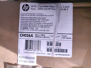 2-Pack HP Everyday Matte Polypropylene Rolls - 50" x 100'
