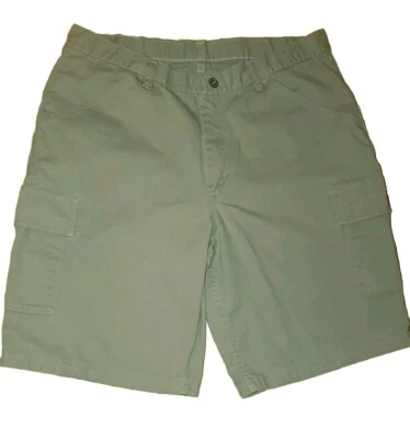 Shorts cargo masculino Brittania tamanho 38 frente plana cáqui - Imagem 1 de 4