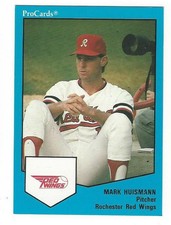 MARK HUISMANN 1989 ProCards #1650 PRE-ROOKIE NMMT MLB Royals Rochester Red Wings