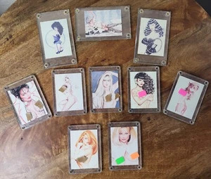 OLIVIA DE BERARDINIS 3 LADIES LEATHER & LACE SET OF 10 in Cases TRADING CARDS - Picture 1 of 3