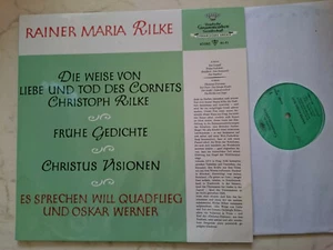 RAINER MARIA RILKE Die Weise von Liebe und Tod u.a. QUADFLIEG/WERNER *DGG* - Bild 1 von 2
