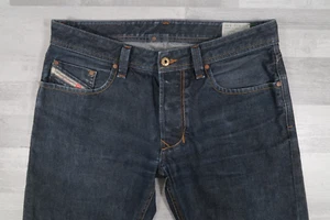 Pantalones de mezclilla para hombre Diesel LARKEE regulares rectos azules W32 L30 lavado 008Z8 - Imagen 1 de 14