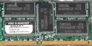 SM572648578D9BPMDE 512MB SDRAM PC133 32X8 18CHIPS 144PIN ECC ROUTER MEMORY - Picture 1 of 1
