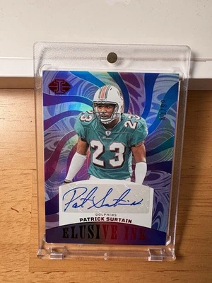 Patrick Surtain Panini Illusions Elusive Ink Auto /99 #EI-PSU - Image 1 of 2