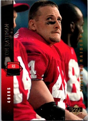 Tom Rathman 1994 Upper Deck #85 Los Angeles Raiders - Image 1 of 2