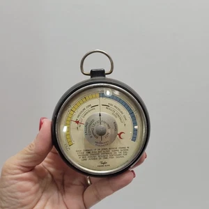 Instrumento guía de pesca barómetro vintage Taylor, Fishermans - Imagen 1 de 12
