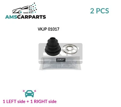 CV JOINT BOOT KIT PAIR WHEEL SIDE FRONT VKJP 01017 SKF 2PCS NEW OE REPLACEMENT - Image 1 of 4