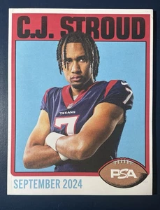 C.J. STROUD 2024 PSA Magazin September Ausgabe Band #33 Houston Texans - Bild 1 von 2