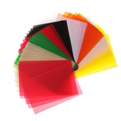 50 Sheets 6\'4\'\' Coloured Translucent s for Cardmaking - image 1 of 4