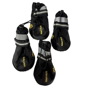 QUMY Dog Boots Waterproof Shoes Size 7 Large 3.1x2.7" Anti-Slip Reflective Set - Picture 1 of 10