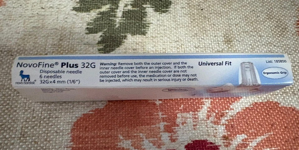 NOVOFINE PLUS 32G 4mm UNIVERSAL FIT 1/6”  Lot Of 6 SEALED = 1 Packs of 6 - Image 1 of 1