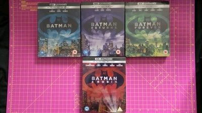 Batman FOUR MOVIE COLLECTION- 4K Ultra HD Zavvi UK Exclusive Steelbook NEW SEALE - Image 1 of 2