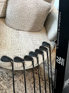 Sub 70 TAIII Black iron set 5-PW +50 Degree GW (KBS Black $Taper Lite Stiff) - Picture 1 of 12