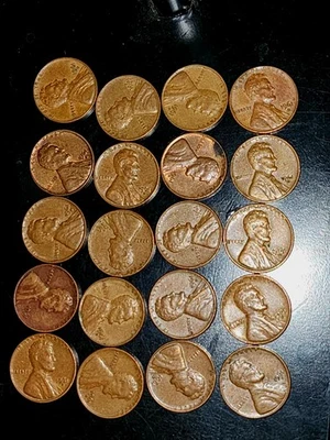 Lot Of 20 1961 D Lincoln Cent Error Coins - 20 Error Coins - Wonderful Lot - Image 1 of 4