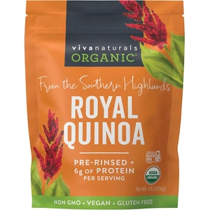 Organic Quinoa 4Lb - Plant Protein, Fiber, Iron - USDA Organic Gluten Free Vegan - Picture 1 of 12