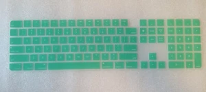 keyboard cover for Apple iMac 24-inch  Magic Keyboard  A2520 with Touch ID &Num - Picture 1 of 38