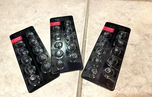 hearing aid domes oticon 8 mm bass double vent minifit pack of 3 NEW - Picture 1 of 6