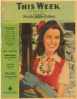 This Week Magazine January 30 1944 Eisenhower Mildred Slater Neil Moran C Riess